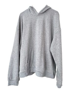 Krost Men Sweatshirt Hoodie Gray Pullover Kangaroo Pocket Size XXL NEW